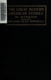 Front cover of The great modern American stories by William Dean Howells
