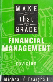 Cover of Financial Management by Michael O Fearghail
