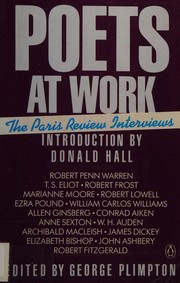Cover of Poets at work by George Plimpton