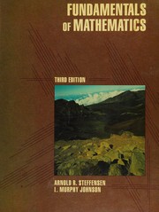 Front cover of Fundamentals of mathematics by Arnold R. Steffensen