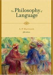 Front cover of The Philosophy of Language by A. P. Martinich
