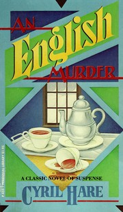 Front cover of An English Murder by Cyril Hare