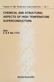 Cover of Chemical and structural aspects of high temperature superconductors by C. N. R. Rao