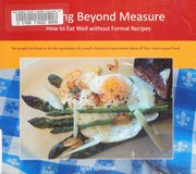 Cover of Cooking beyond measure by Jean Johnson