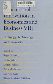 Front cover of Educational innovation in economics and business by Roger Ottewill