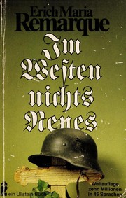Front cover of Im Westen nichts Neues by Erich Maria Remarque