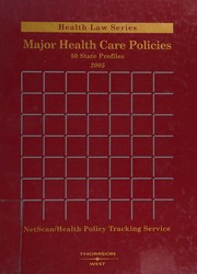 Front cover of Major health care policies by Lee Dixon