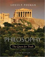 Front cover of Philosophy by Louis P. Pojman