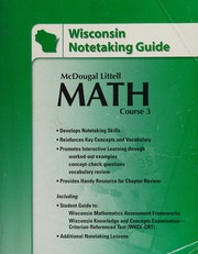 Cover of McDougal Littell math by Ron Larson