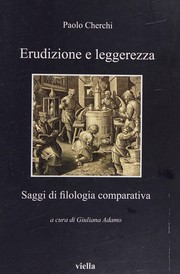 Cover of Erudizione e leggerezza by Paolo Cherchi