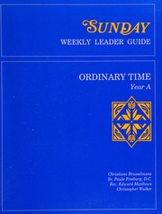 Cover of Sunday by Christiane Brusselmans