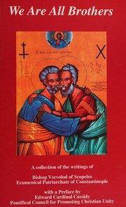 Front cover of We are all brothers by Vsevolod Bishop of Scopelos.