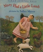 Cover of Mary Had a Little Lamb by Sarah Josepha Hale