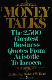 Cover of Money Talk$ by Robert W. Kent