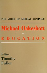Cover of The Voice of Liberal Learning by Timothy Fuller