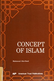 Front cover of Concept of Islam by Mahmoud Abu-Saud