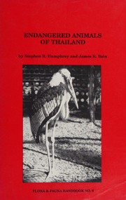 Front cover of Endangered animals of Thailand by Stephen R. Humphrey