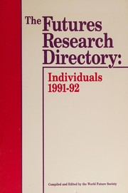 Front cover of The Futures Research Directory by World Future Society.