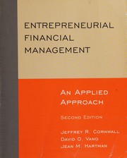Cover of Entrepreneurial financial management by Jeffrey R. Cornwall