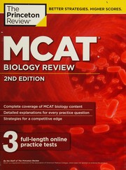 Cover of MCAT biology review by Princeton Review (Firm)