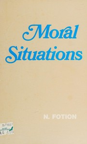 Cover of Moral Situations by N. Forion
