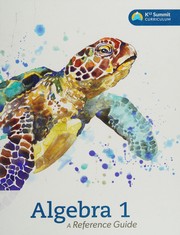 Cover of Algebra 1 by K12 Summit Curriculum