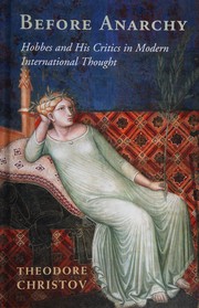 Cover of Before Anarchy by Theodore Christov