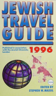 Cover of Jewish Travel Guide, 1992 by Stephen W. Massil
