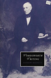 Cover of Wordsworth Writing by Andrew Bennett