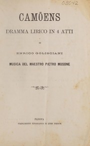 Cover of Camöens by Enrico Golisciani