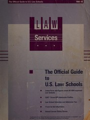 Cover of The Official guide to U.S. law schools, 1989-90 by Association of American Law Schools