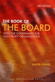Front cover of The book of the board by David Fishel