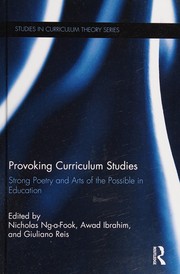 Front cover of Provoking Curriculum Studies by Nicholas Ng-a-Fook