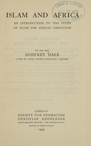 Front cover of Islam and Africa by Godfrey Dale