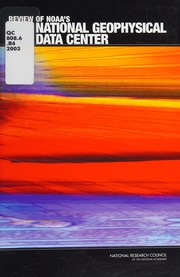 Cover of Review of Noaa's National Geophysical Data Center by National Research Council (US)