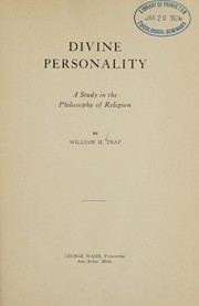 Cover of Divine personality by William Martin Trap