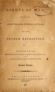 Cover of Rights of Man by Thomas Paine