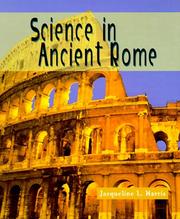 Front cover of Science in ancient Rome by Jacqueline L. Harris