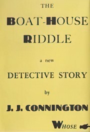 Front cover of The Boat-House Riddle by Alfred Walter Stewart