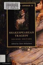 Front cover of Cambridge Companion to Shakespearean Tragedy by Claire McEachern