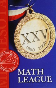 Cover of Minnesota Math League XXV by A. Wayne Roberts