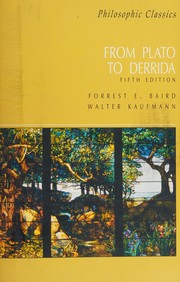 Cover of Philosophic classics by Forrest E. Baird