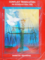 Cover of Conflict resolution by Desmond Ellis