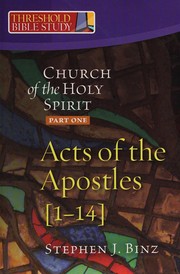 Front cover of Church of the holy spirit by Stephen J. Binz