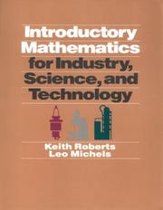 Front cover of Introductory mathematics for industry, science, and technology by Keith J. Roberts
