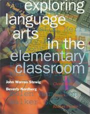 Cover of Exploring language arts in the elementary classroom by John W. Stewig