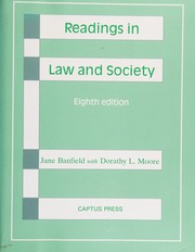Front cover of Readings in law and society by Jane Banfield