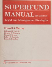 Front cover of Superfund manual by Ridgway M. Hall