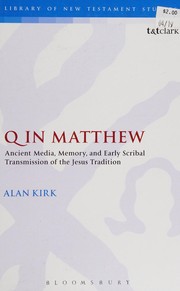 Front cover of Q in Matthew by Alan Kirk