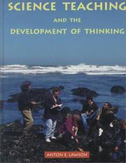 Front cover of Science teaching and the development of thinking by Anton E. Lawson